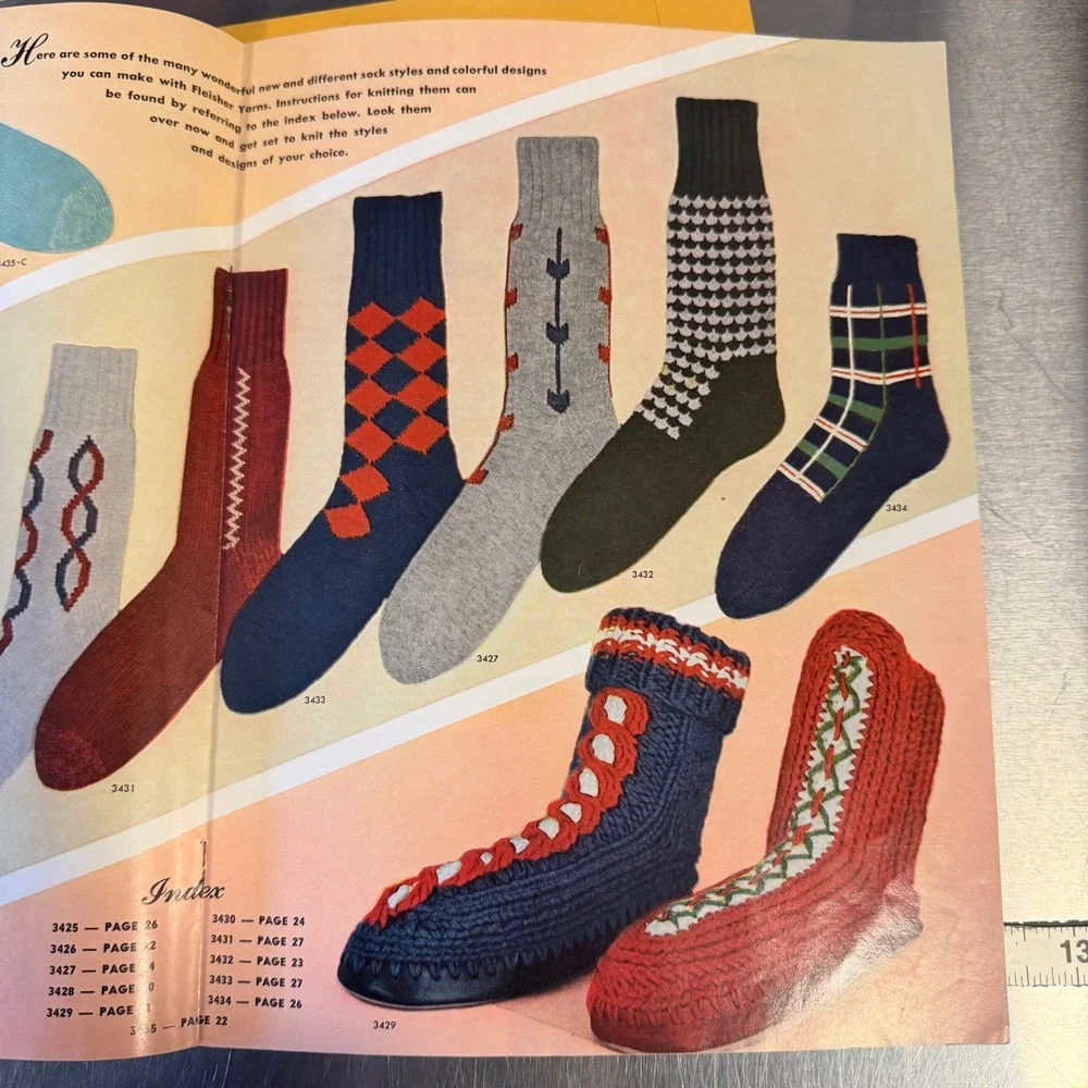 Fleisher Yarns vintage pattern